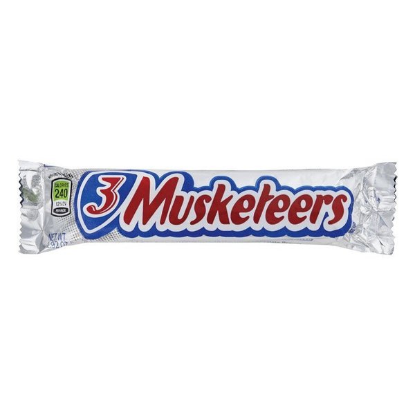 Snickers 3 Musketeers Milk Chocolate Candy Bar 1.92 oz 255389